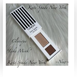Kate Spade + Clinique Shadow Duo Eyeshadow~Like Mink~Limited Edition ~New~